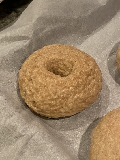 one of the very smooth bagels now all wrinkly, but it’ll be fine one of the very smooth bagels now all wrinkly, but it’ll be fine