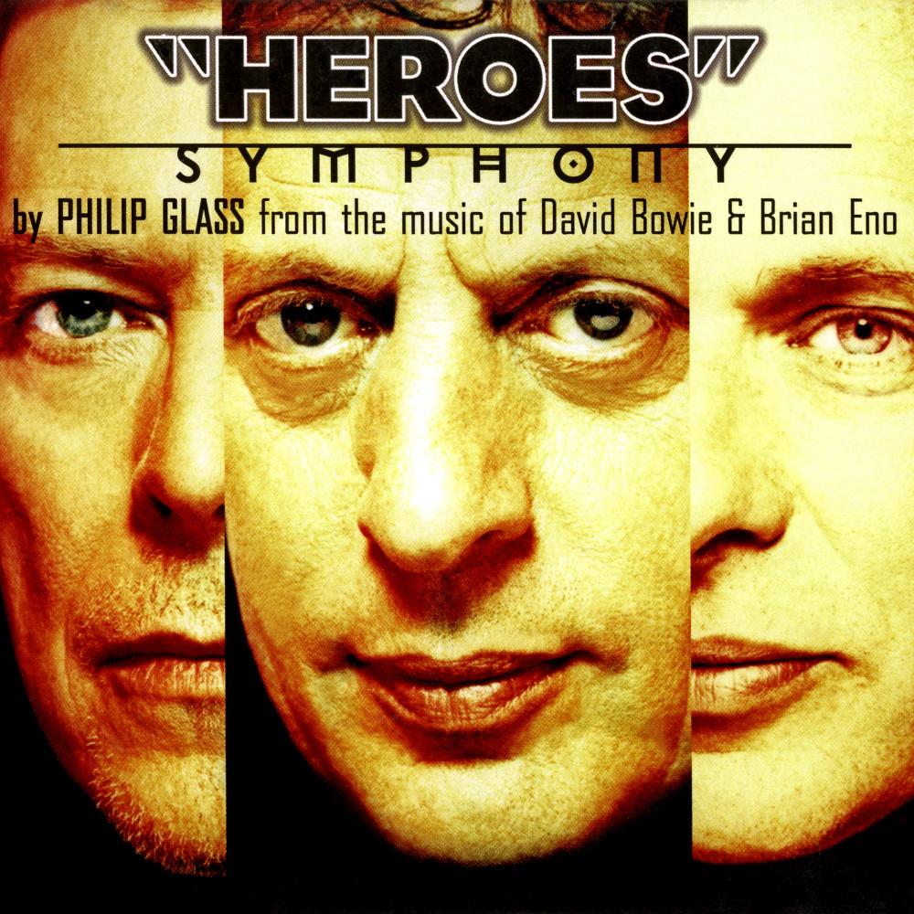 Album cover art for '"Heroes" Symphony' by Philip Glass