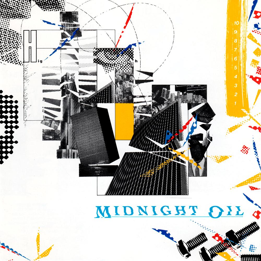 Album cover art for "10,9,8,7,6,5,4,3,2,1" by Midnight Oil